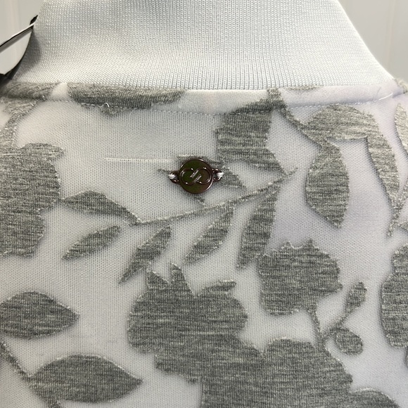 NWT Calia BodyBreeze Grey and Yellow Zippered Sweatshirt! Size medium! - Picture 7 of 12